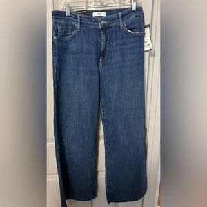 NWT Mavi Classic Blue Women's Jeans, Paloma Mid-Rise, Soft Brushed Cotton, Sz 30